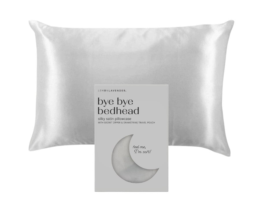 Lemon Lavender Solid Silky Satin Pillowcase