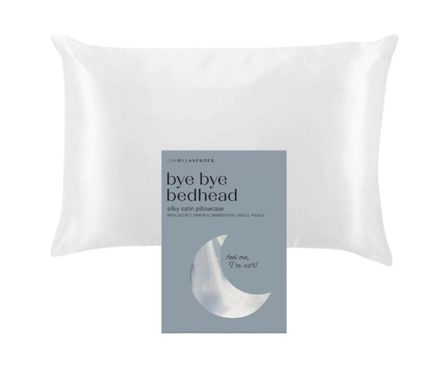 Lemon Lavender Solid Silky Satin Pillowcase