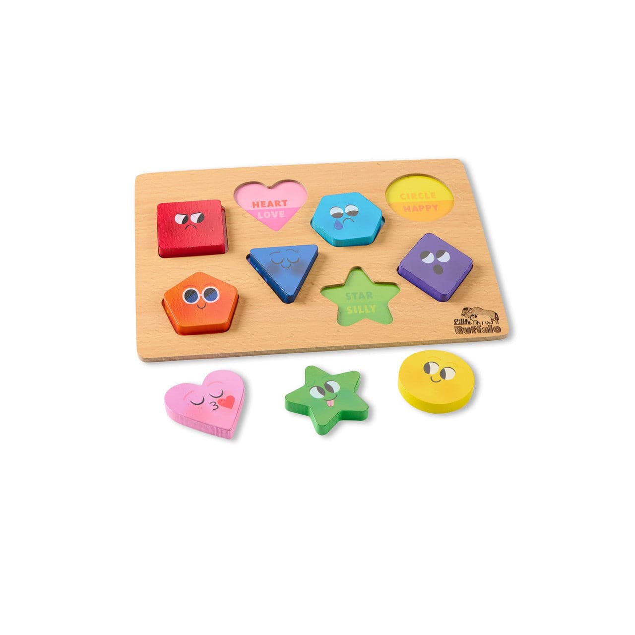 Little Buffalo Wooden Jigsaw Puzzles Ages 3+