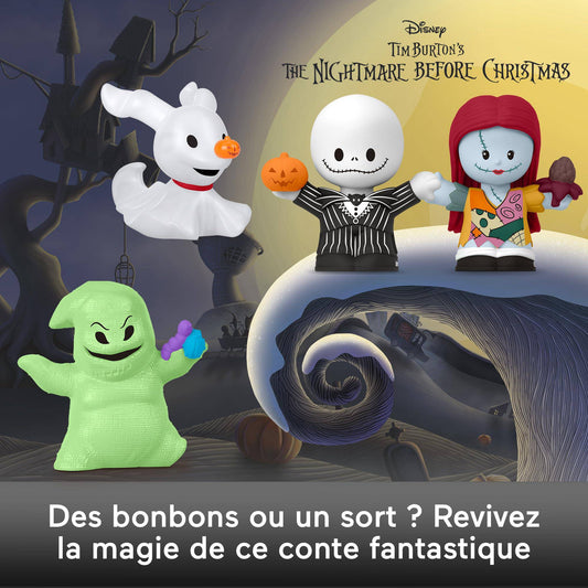 Little People Collector Disney Tim Burton’s The Nightmare Before Christmas Special Edition Set for Adults & Fans, 4 Figures in Display Box - Sammi's Attic
