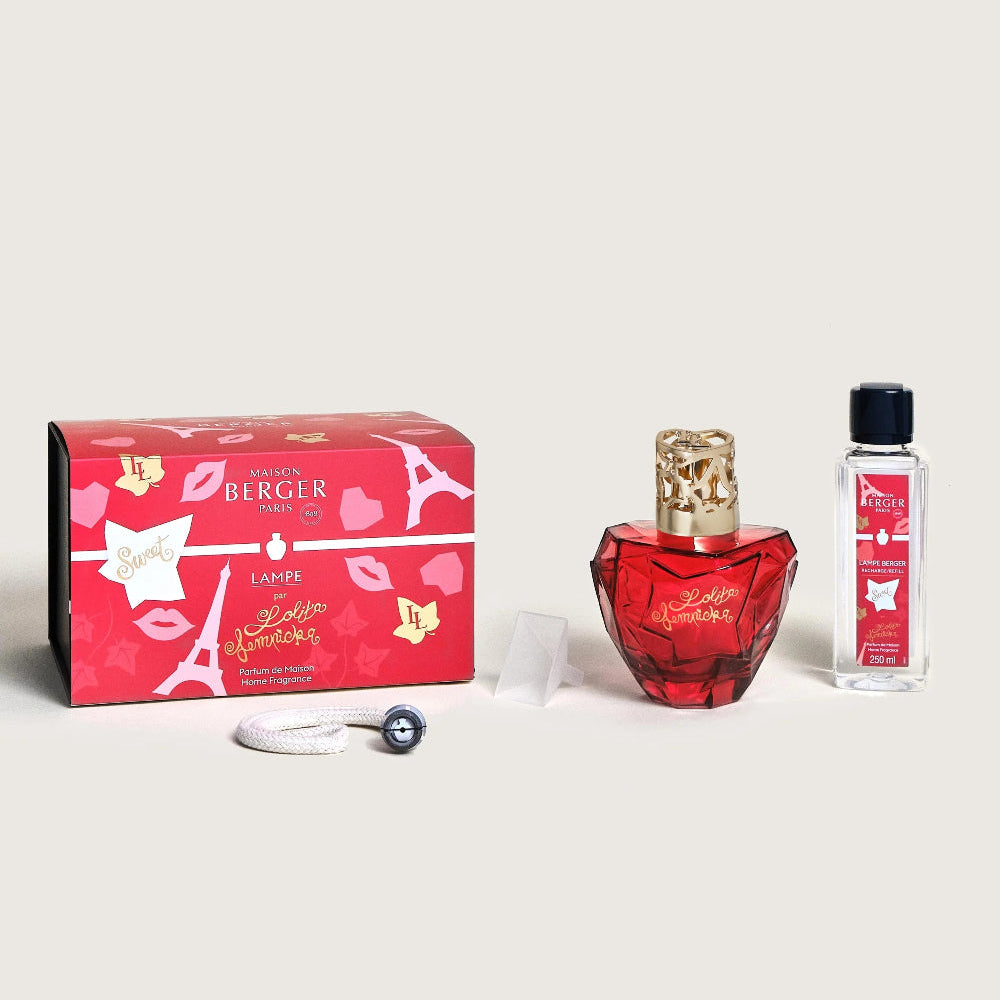 Lolita Lempicka Sweet Red Lamp Gift Set by Maison Berger