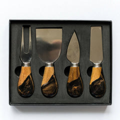 Lynn & Liana Designs | Cheese Knife Set | Resin Coated