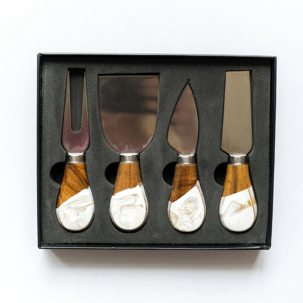 Lynn & Liana Designs | Cheese Knife Set | Resin Coated