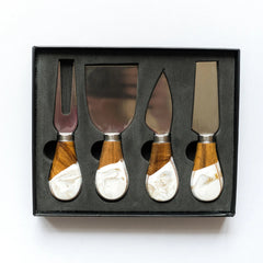 Lynn & Liana Designs | Cheese Knife Set | Resin Coated