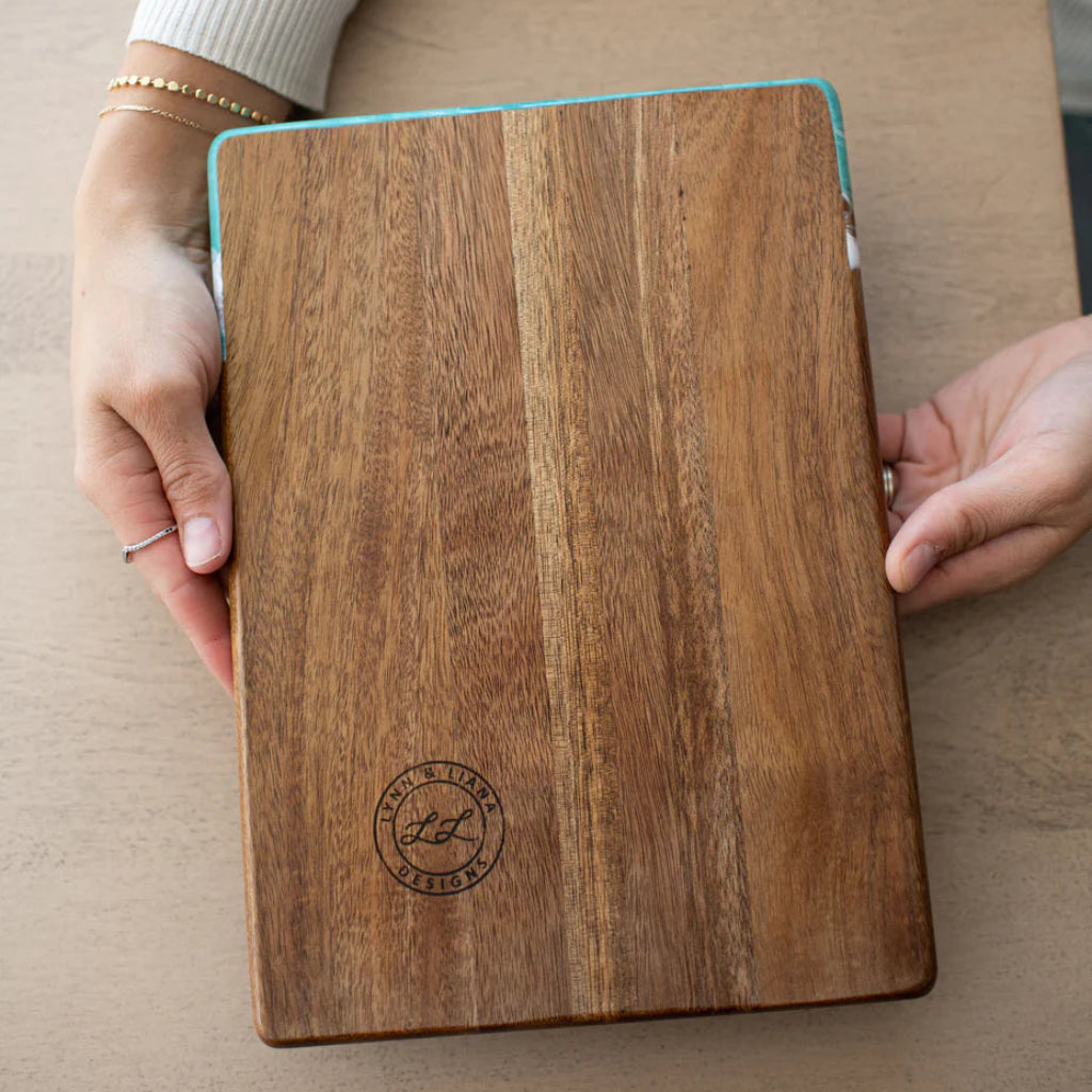 Lynn & Liana Designs | Date Night Charcuterie Board | Wood Resin Cheese Board