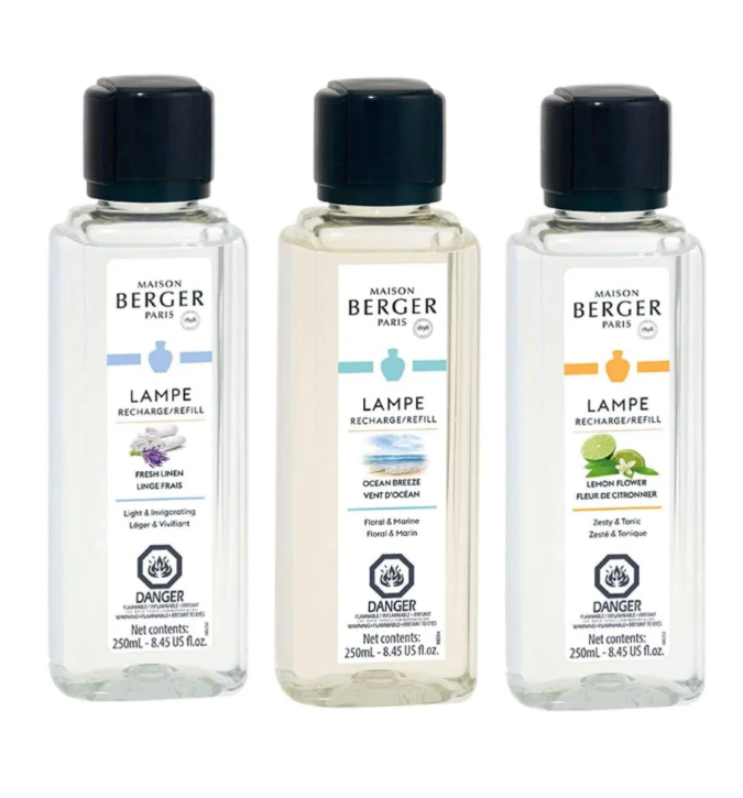 Maison Berger | Fresh Trio Pack | Lampe Berger Oil