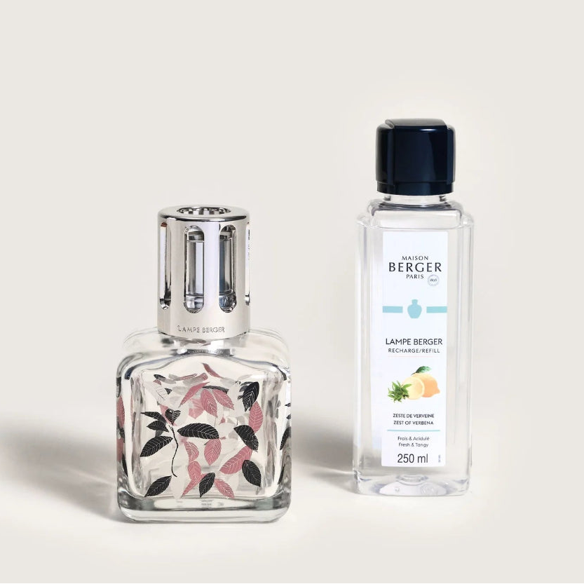 Maison Berger | Lampe Berger Ice Cube Leaves Lamp Gift Set with Ocean Breeze Fragrance