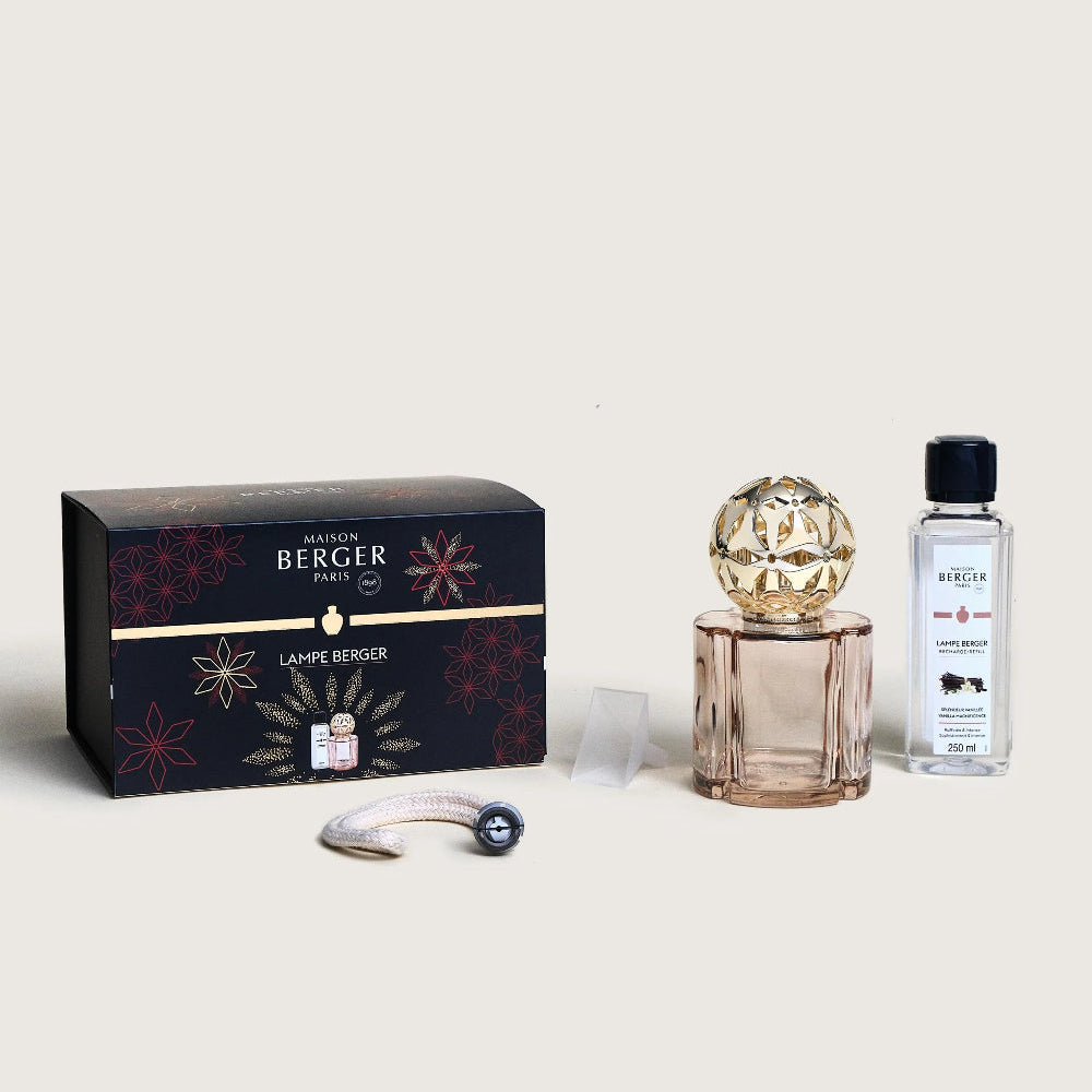 Maison Berger | Lampe Berger Pomelis Beige Lamp Gift Set with Vanilla Magnificence Fragrance