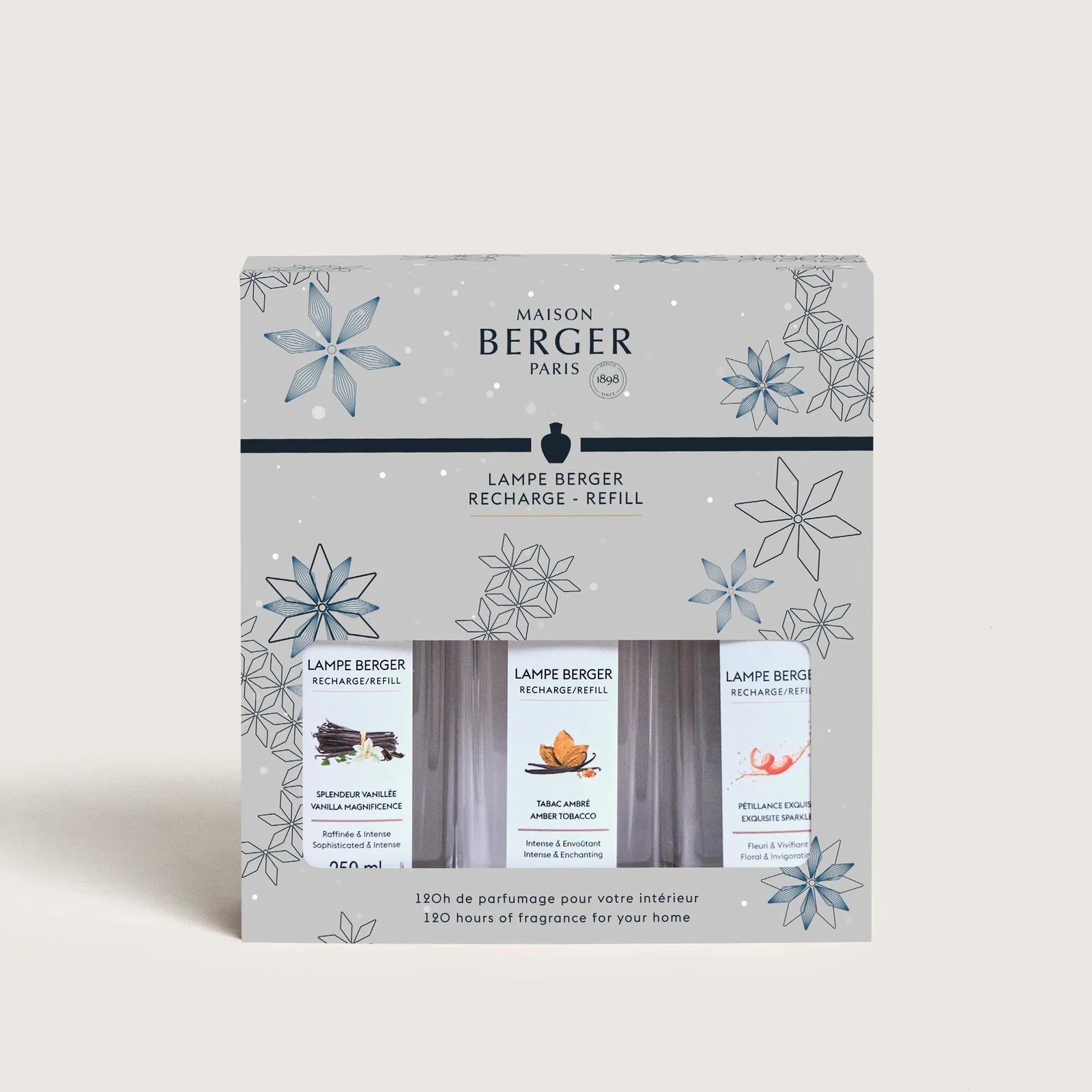 Maison Berger | Rosalie Trio Pack | Lampe Berger Oil