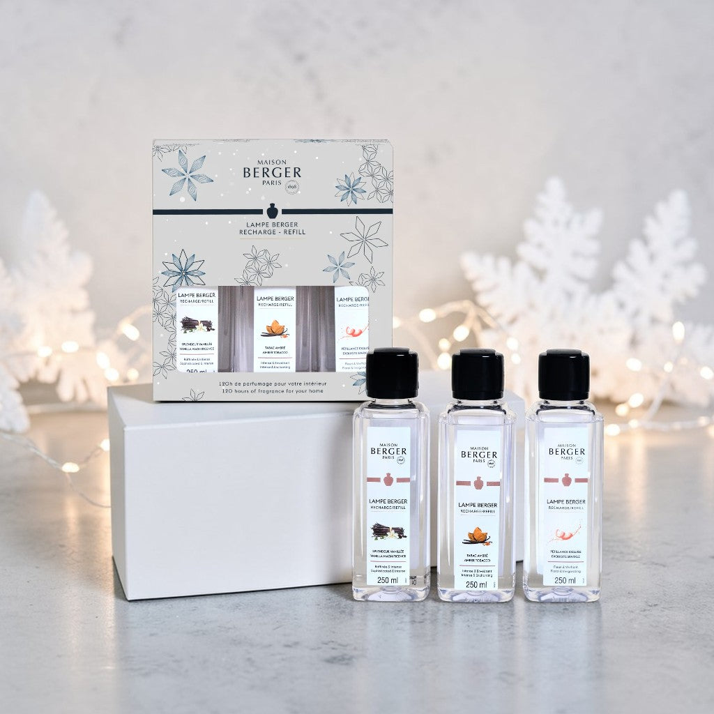 Maison Berger | Rosalie Trio Pack | Lampe Berger Oil