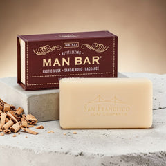 Man Bar Soap | Exotic Musk & Sandalwood