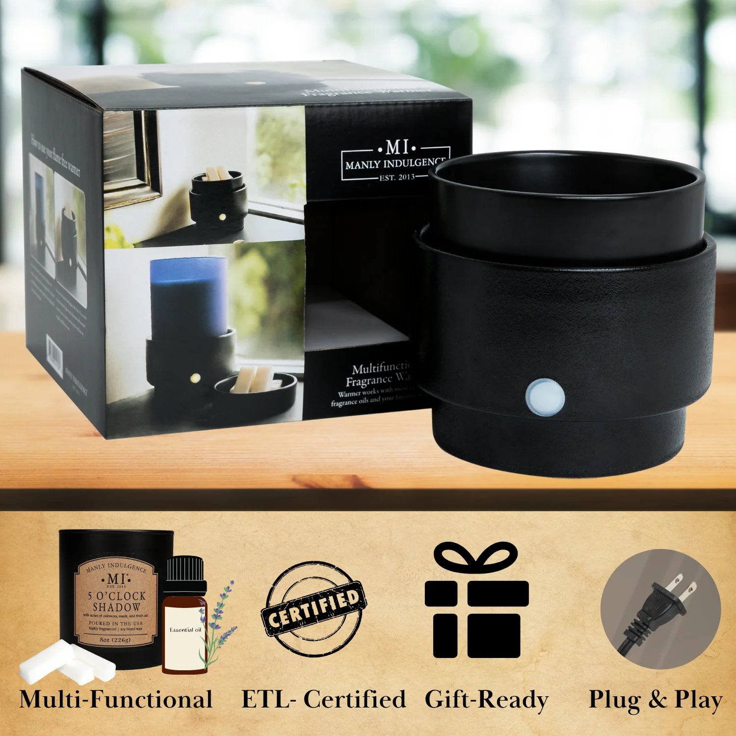 Manly Indugence | Multifunctional Fragrance Warmer