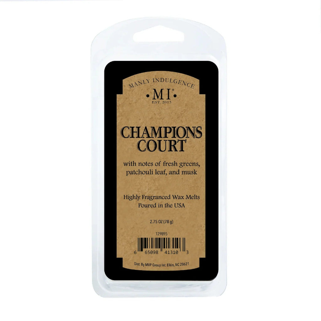 Manly Indugence Wax Melts | Champions Court