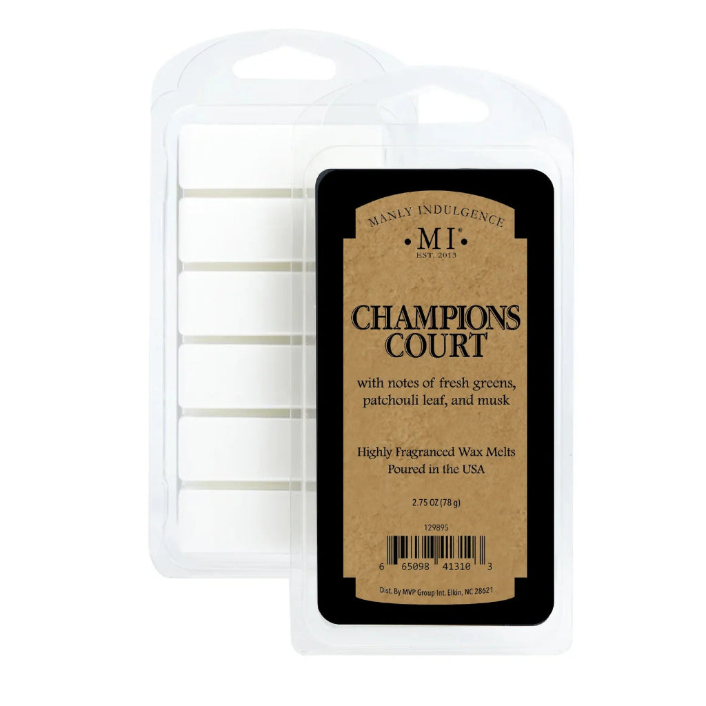 Manly Indugence Wax Melts | Champions Court