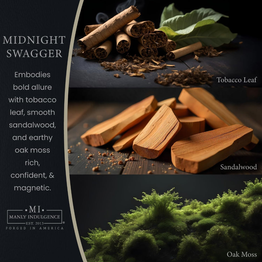 Manly Indugence Wax Melts | Midnight Swagger