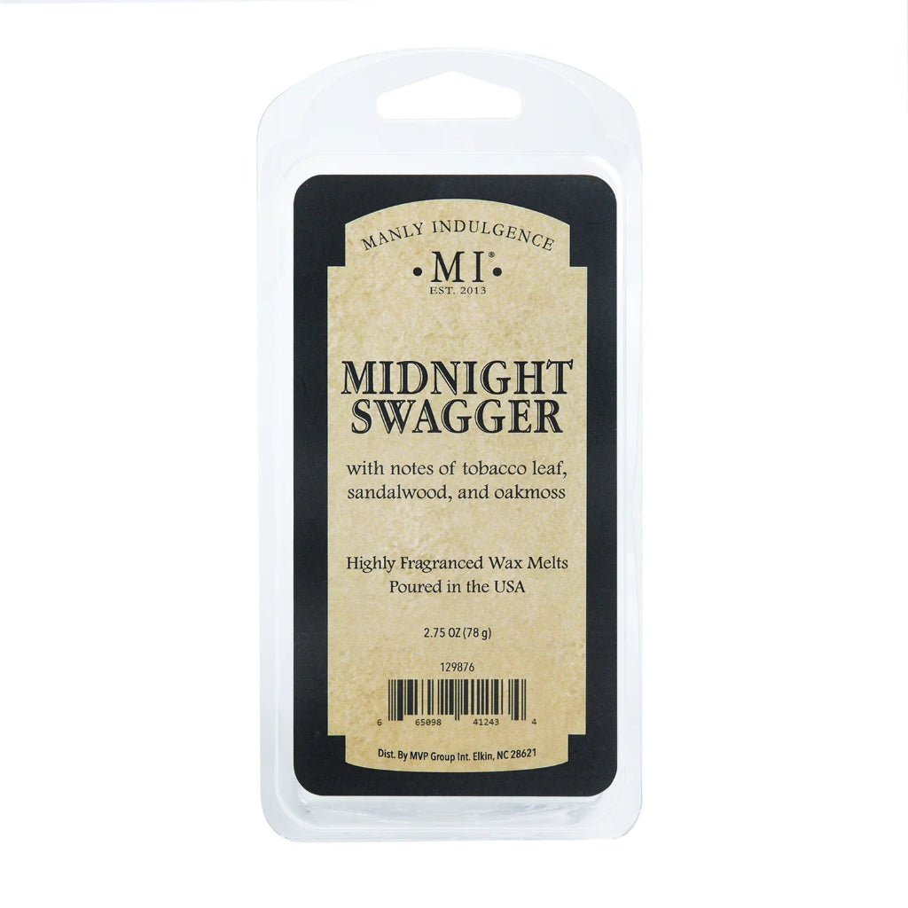 Manly Indugence Wax Melts | Midnight Swagger