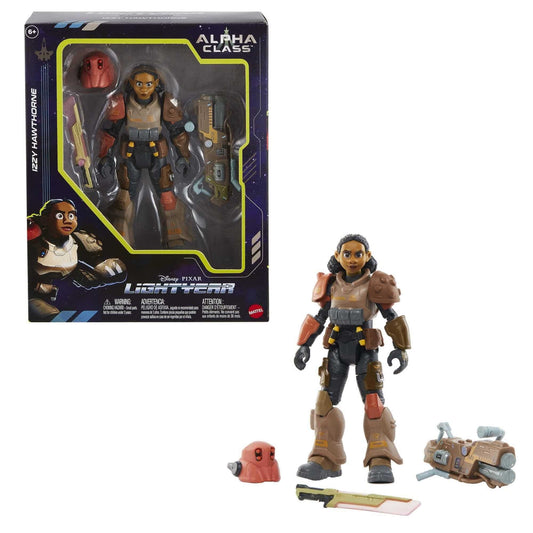 Mattel Disney and Pixar Lightyear Collector Action Figure, 7-in Scale Jr Zap Patrol Izzy Hawthorne, Articulated with Accessories - Sammi's Attic