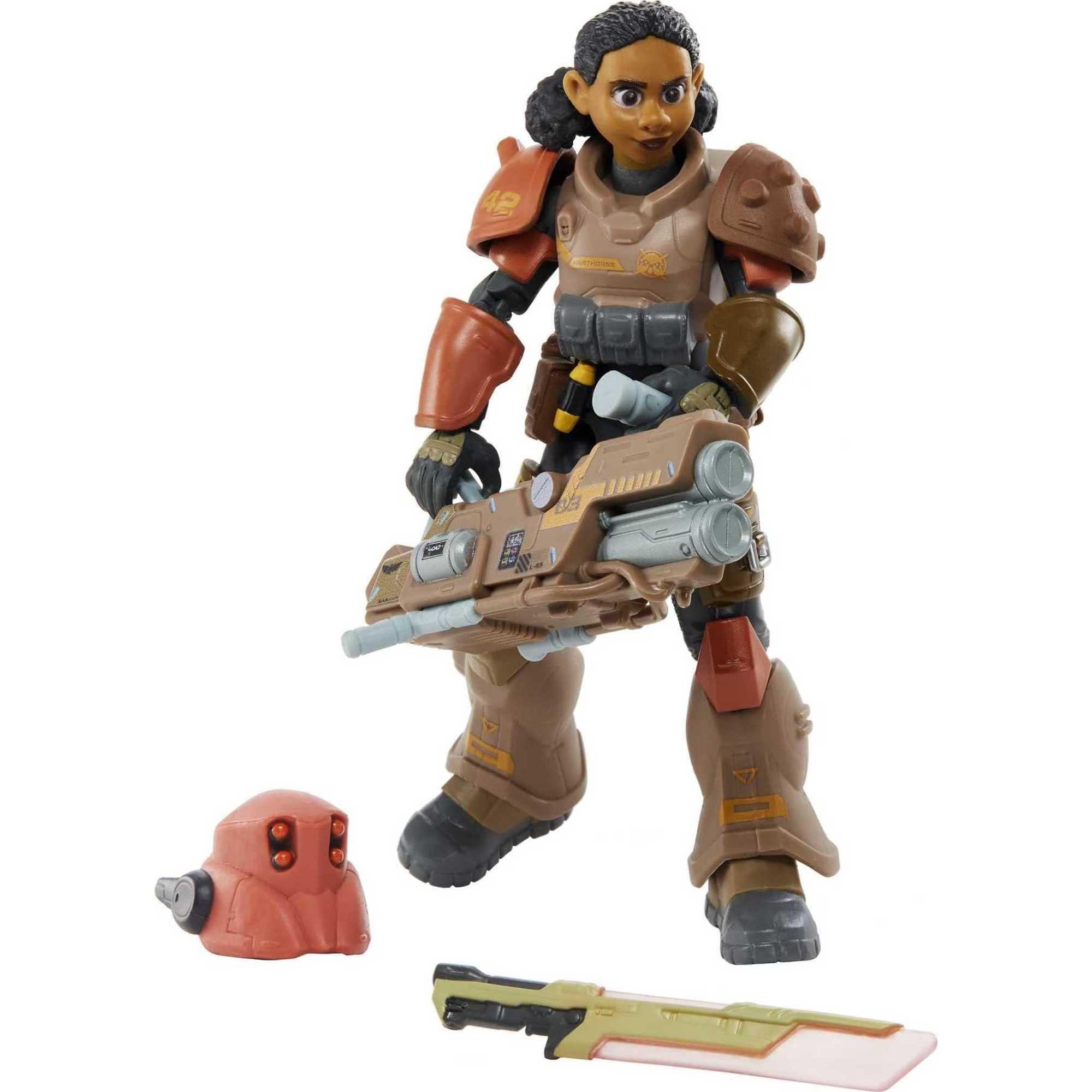 Mattel Disney and Pixar Lightyear Collector Action Figure, 7-in Scale Jr Zap Patrol Izzy Hawthorne, Articulated with Accessories - Sammi's Attic
