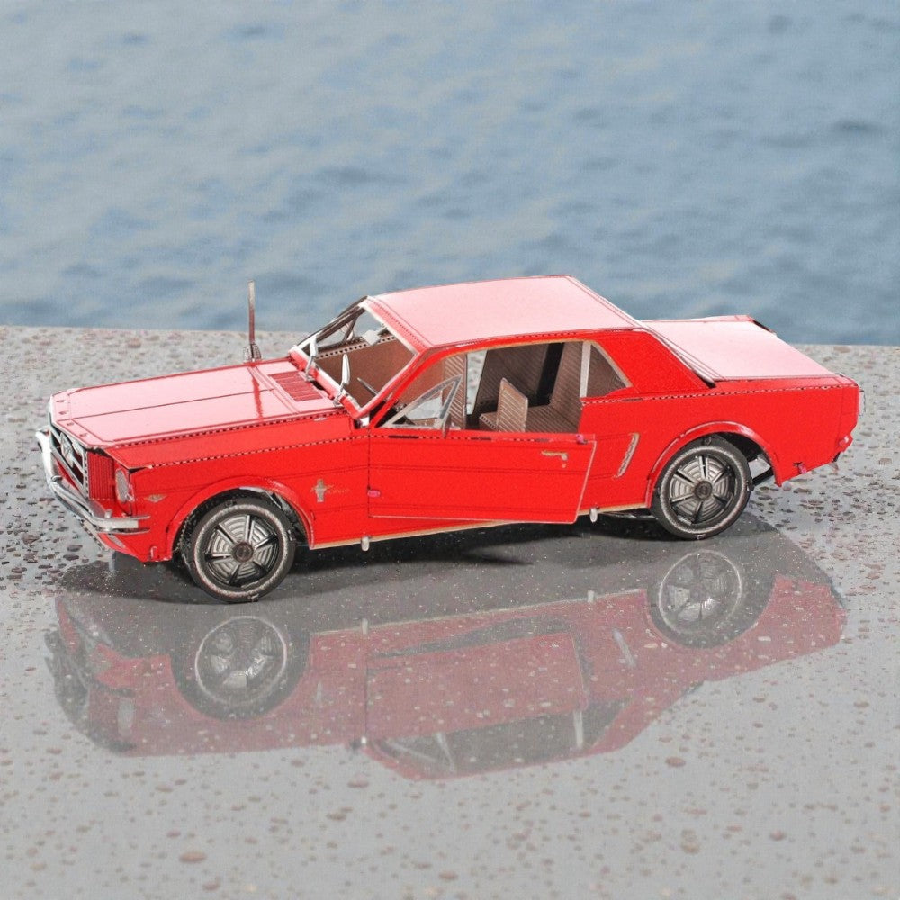 Metal Earth 1965 Ford Mustang Coupe Red Version