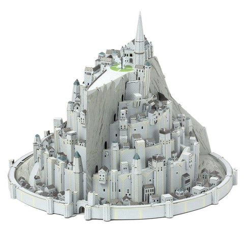 Metal Earth Lord of the Rings Minas Tirith Premium 3D Model Kit, Gray 864755