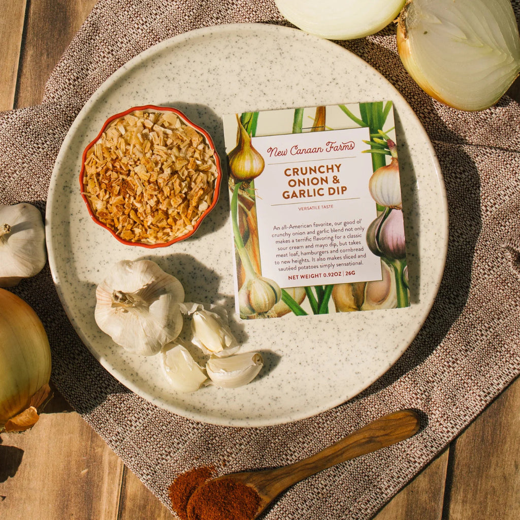New Canaan Farms Crunchy Onion & Garlic Dip