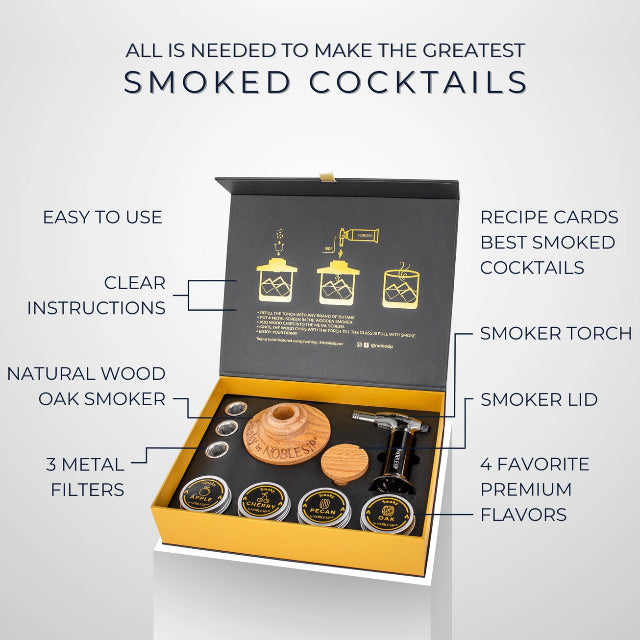 NobleSip Cocktail Smoker Kit