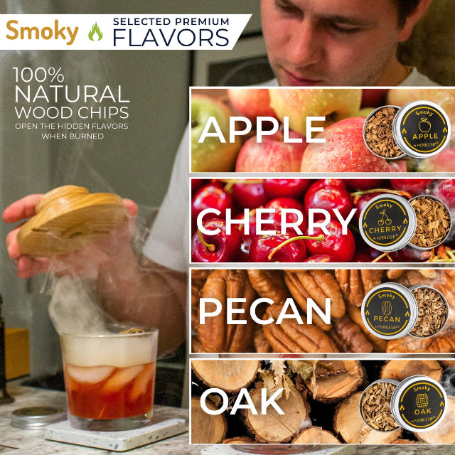 NobleSip Cocktail Smoker Wood Chips