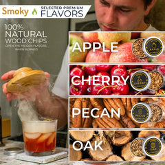 NobleSip Cocktail Smoker Wood Chips