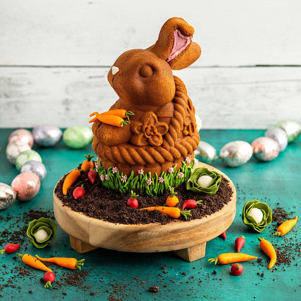 Nordic Ware Bunny In A Basket 3D Cake Pan
