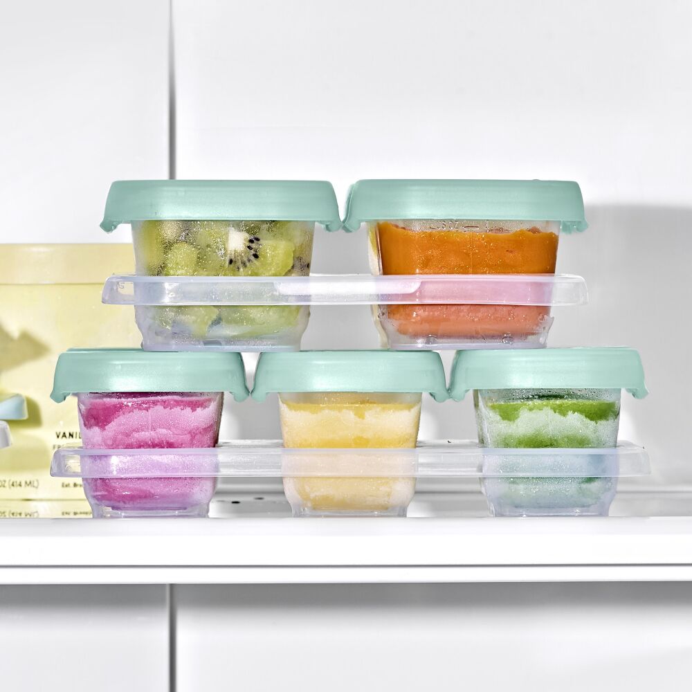 OXO 12 Piece Baby Blocks Food Storage Container Set | Opal