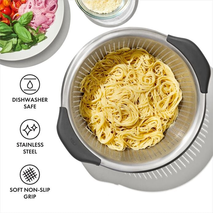 OXO 5 Quart Stainless Steel Colander