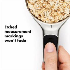 OXO 8 Piece Stainless Steel Measuring Cups and Spoons Set