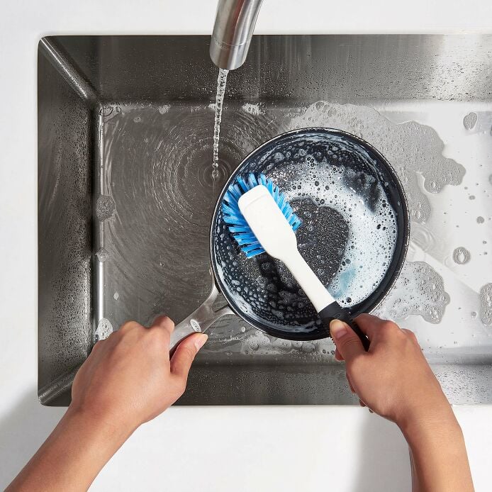OXO Dish Brush With Scraper