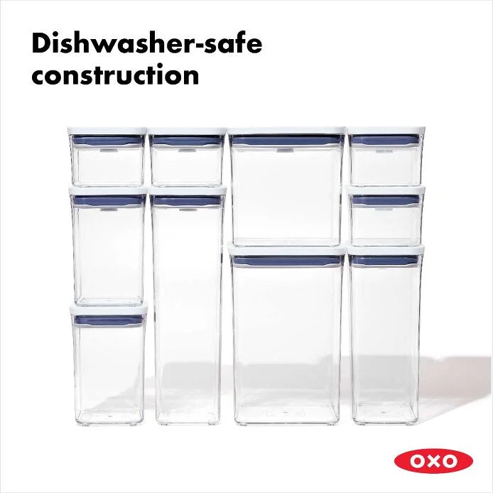 OXO POP 2.0 Container | Big Square Tall 6.0 Qt