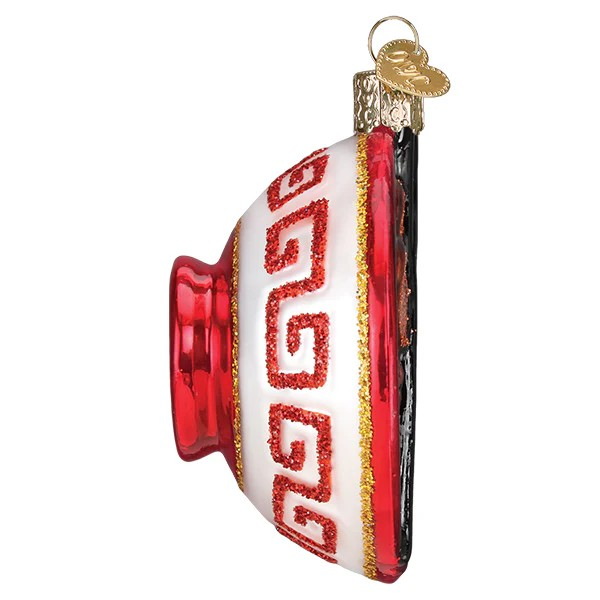 Old World Christmas Bowl Of Ramen Glass Holiday Ornament