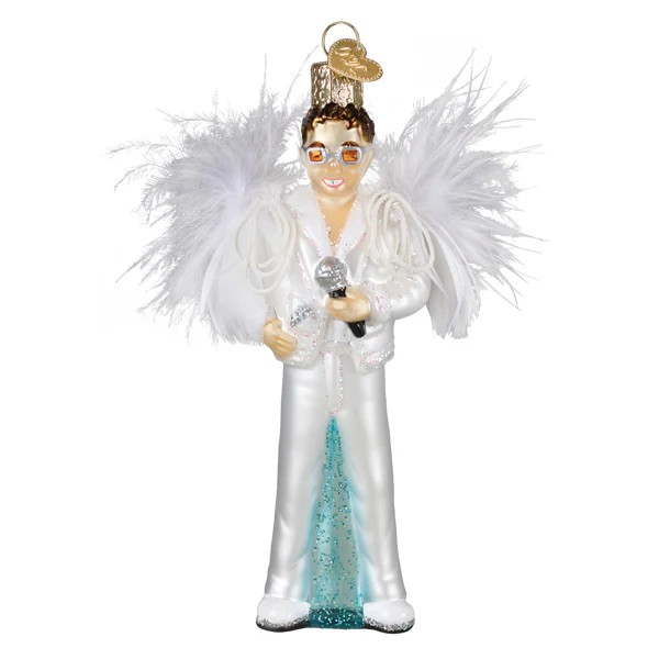Old World Christmas Elton John Glass Ornament