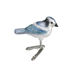 Old World Christmas Miniature Songbird Clip On Blown Glass Ornament (Set of 6)
