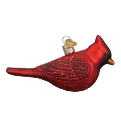 Old World Christmas Northern Red Cardinal Glass Holiday Ornament