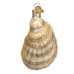 Old World Christmas Oyster with Pearl Glass Holiday Ornament