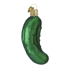 Old World Christmas Pickle Glass Ornament