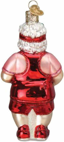 Old World Christmas Pickleball Mrs. Claus Glass Blown Ornament 5 Inch - Sammi's Attic