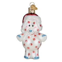 Old World Christmas Spotted Elephant Glass Holiday Ornament