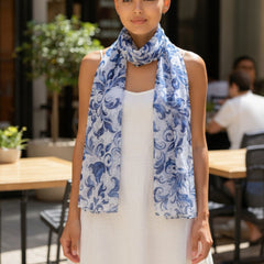 Paisley Chiffon Scarf