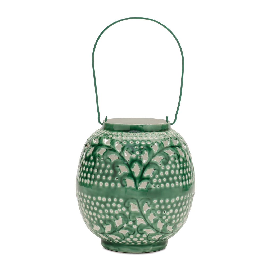 Pierced Metal Candle Lantern 8