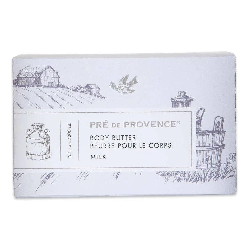 Pre De Provence Body Butter 6.7 oz Moisturizing Cream for Nourished, Soft Skin