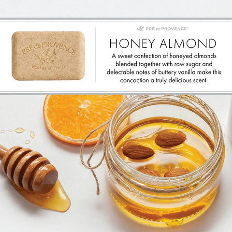 Pre De Provence Honey Almond Body Butter, Soap, and Dish Gift Box