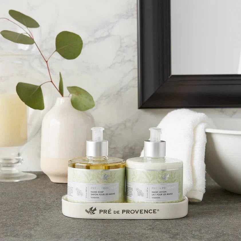 Pre De Provence Verbena Hand Soap, Lotion, and Caddy Gift Set