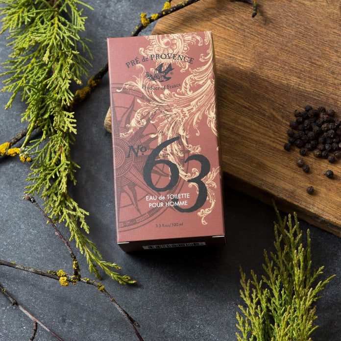 Pre De Provence No.63 Eau de Toilette, Cube Soap, and Dish Gift Box