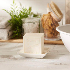 Pre De Provence No.63 Shave Cream, Balm, Cube Soap, & Dish Gift Box