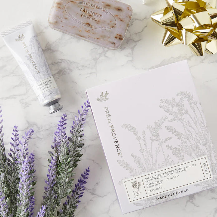 Pre De Provence Soap and Hand Cream Gift Set Lavender